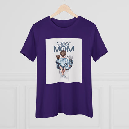 Super Mom Women's Cotton Tee - Perfect Gift for Mother's Day