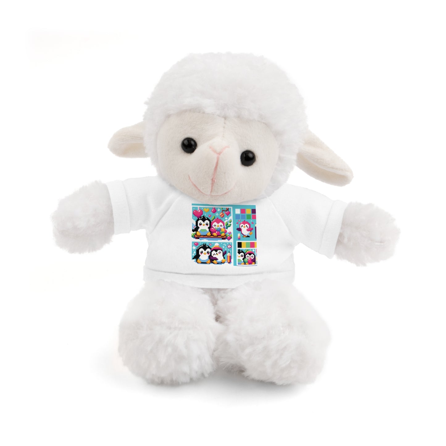 Cute Stuffed Animal with Custom Tee - Perfect Gift for Kids!