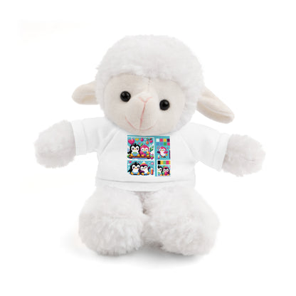 Cute Stuffed Animal with Custom Tee - Perfect Gift for Kids!