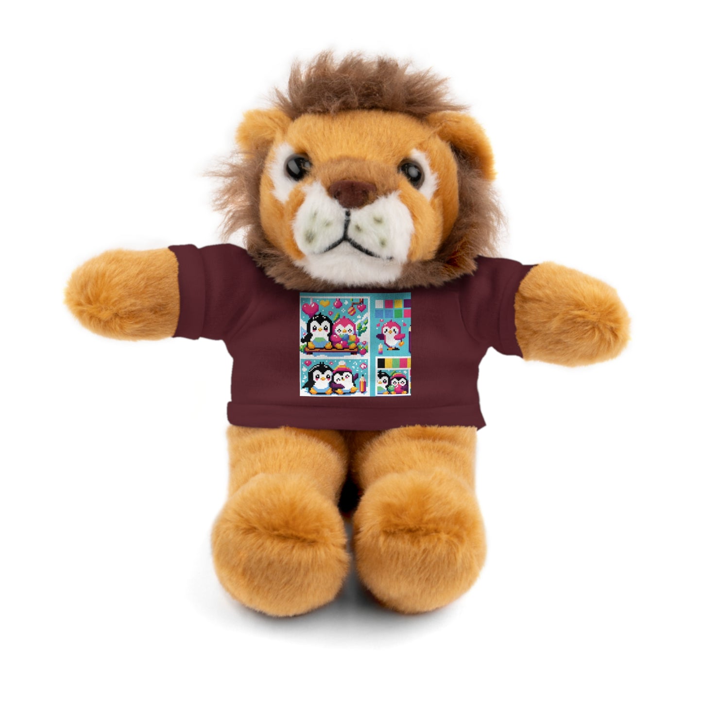 Cute Stuffed Animal with Custom Tee - Perfect Gift for Kids!