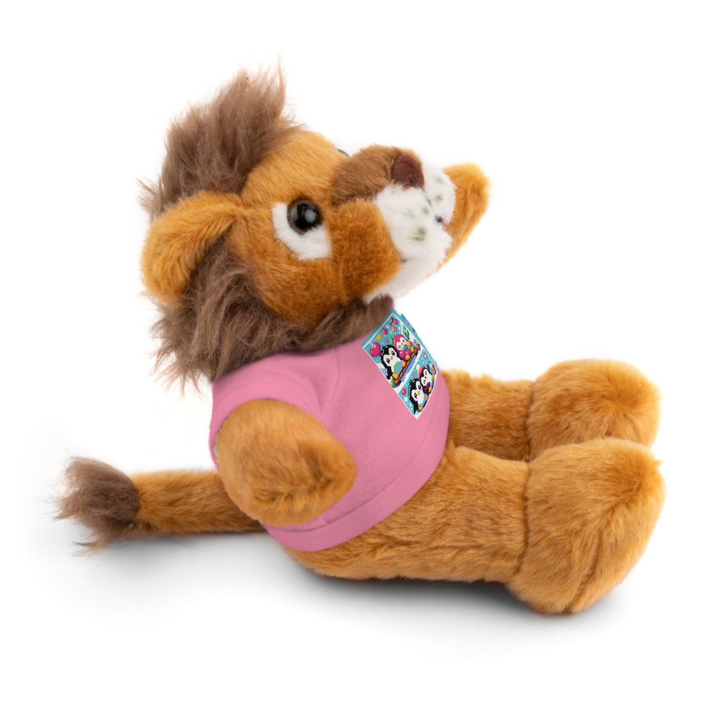 Cute Stuffed Animal with Custom Tee - Perfect Gift for Kids!