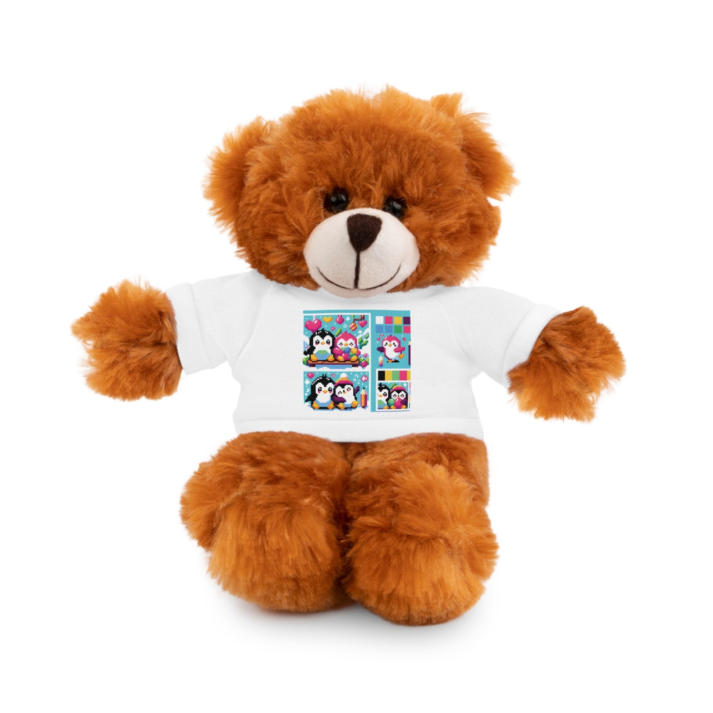 Cute Stuffed Animal with Custom Tee - Perfect Gift for Kids!