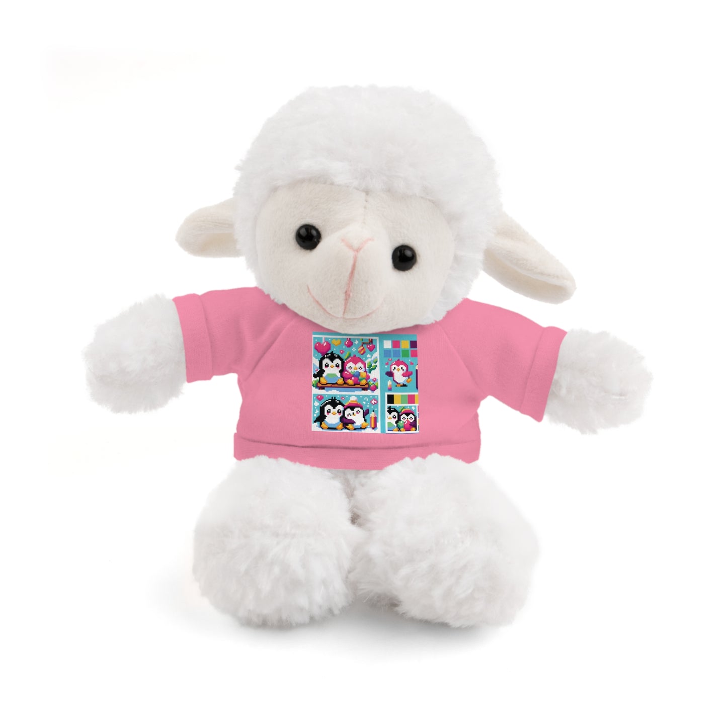 Cute Stuffed Animal with Custom Tee - Perfect Gift for Kids!