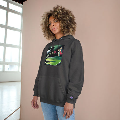 Ping Pong Champion Hoodie - Retro Sports Design