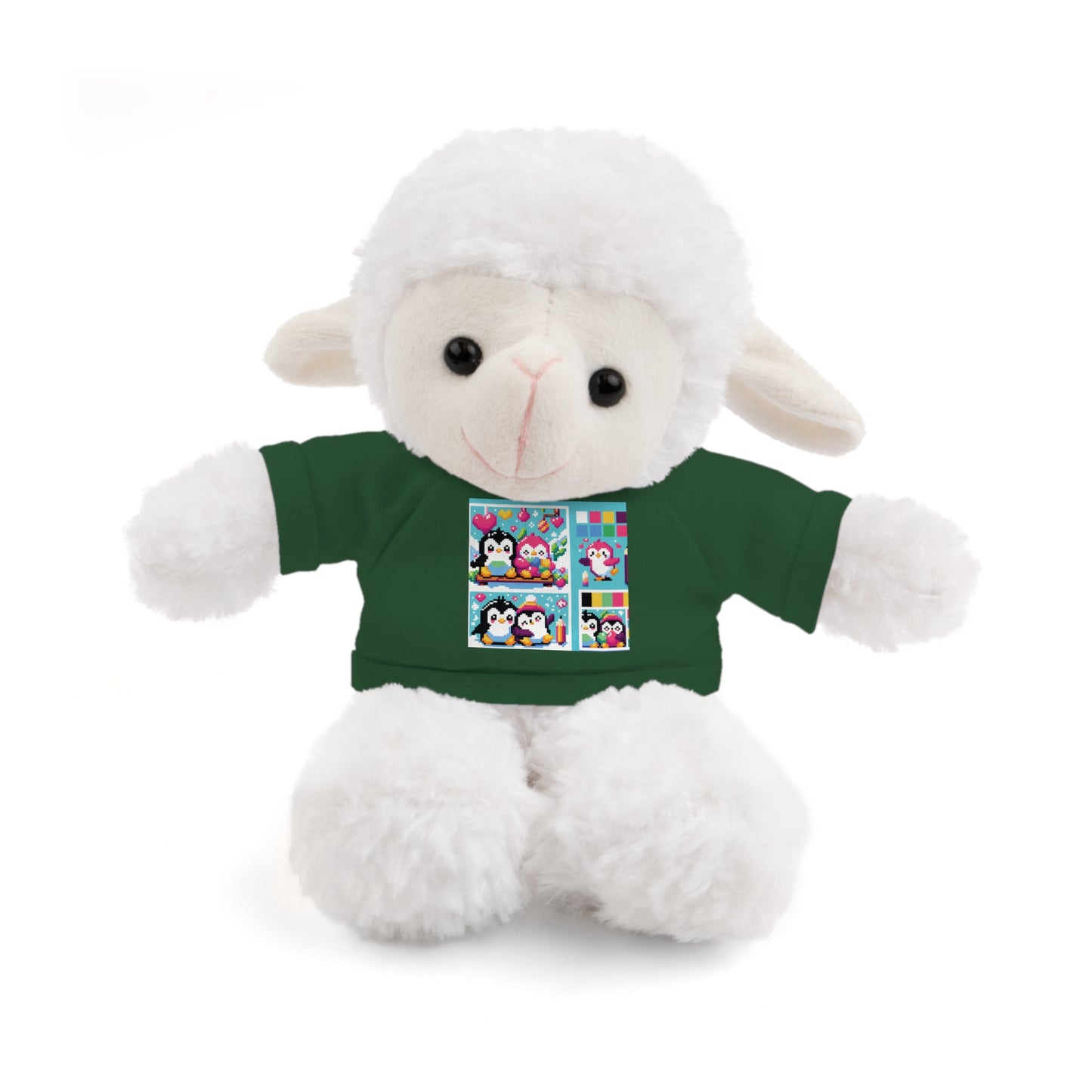 Cute Stuffed Animal with Custom Tee - Perfect Gift for Kids!