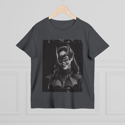 Women’s Black Batgirl Tee - Superhero Graphic T-Shirt for Fans