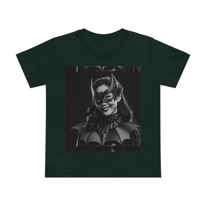 Women’s Black Batgirl Tee - Superhero Graphic T-Shirt for Fans