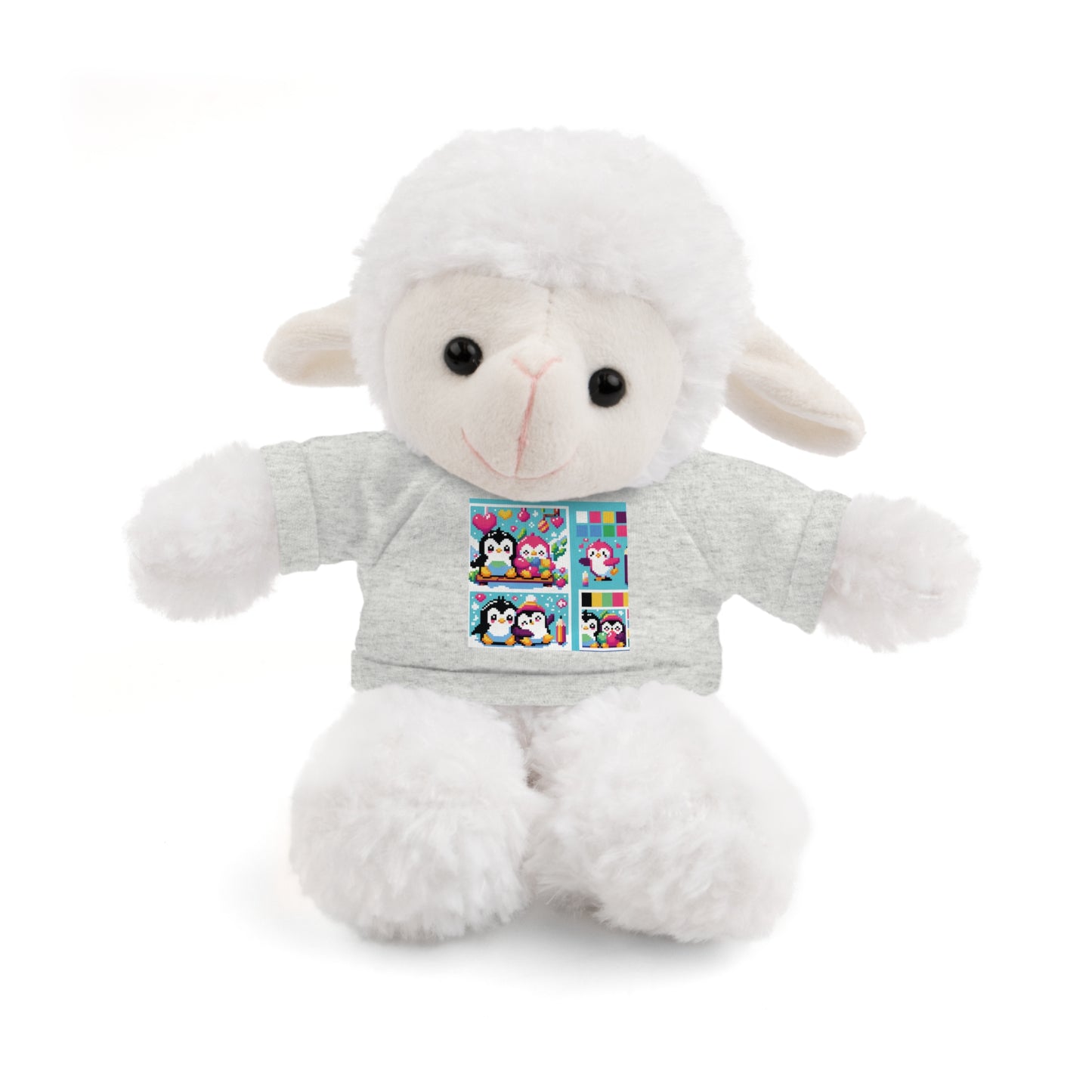 Cute Stuffed Animal with Custom Tee - Perfect Gift for Kids!