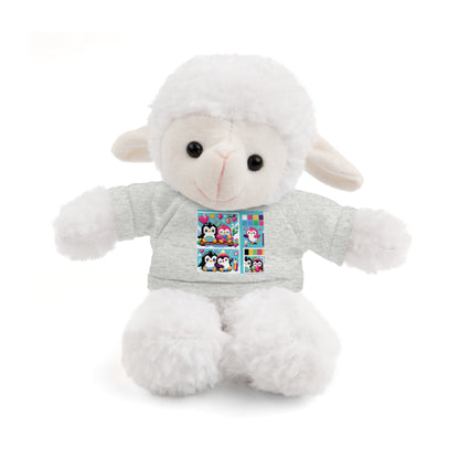 Cute Stuffed Animal with Custom Tee - Perfect Gift for Kids!