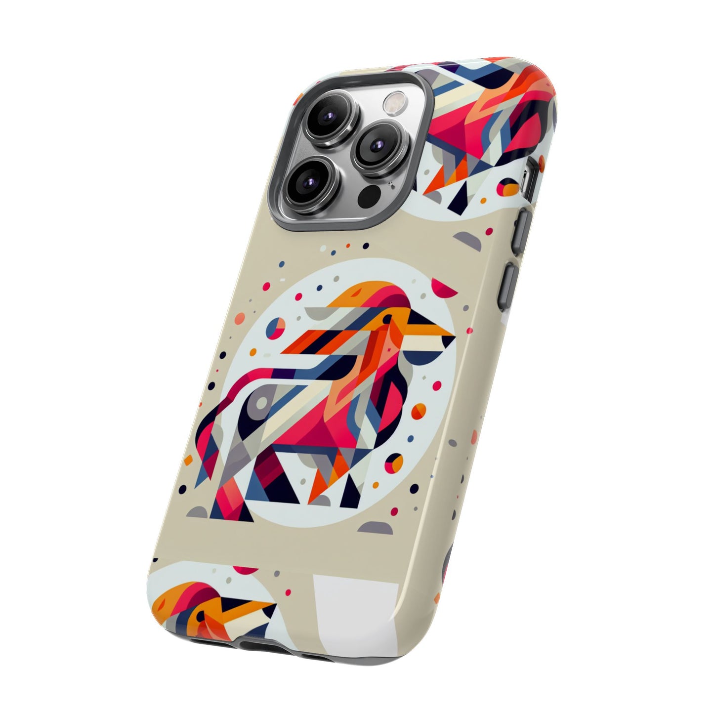 Vibrant Abstract Animal Phone Case - Tough Cases