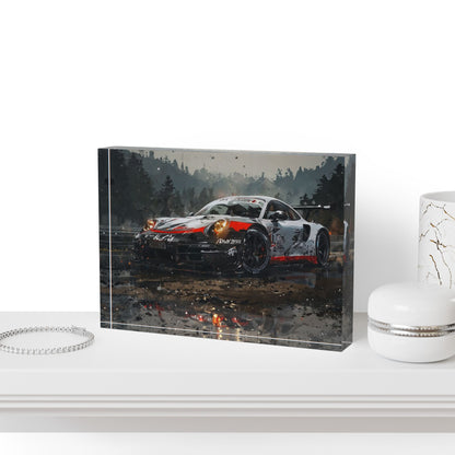 Photo Block - porsche Car Perfect Gift for Auto Enthusiasts