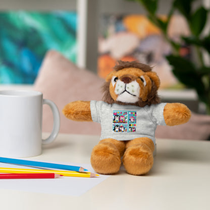Cute Stuffed Animal with Custom Tee - Perfect Gift for Kids!
