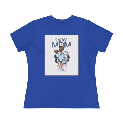 Super Mom Women's Cotton Tee - Perfect Gift for Mother's Day