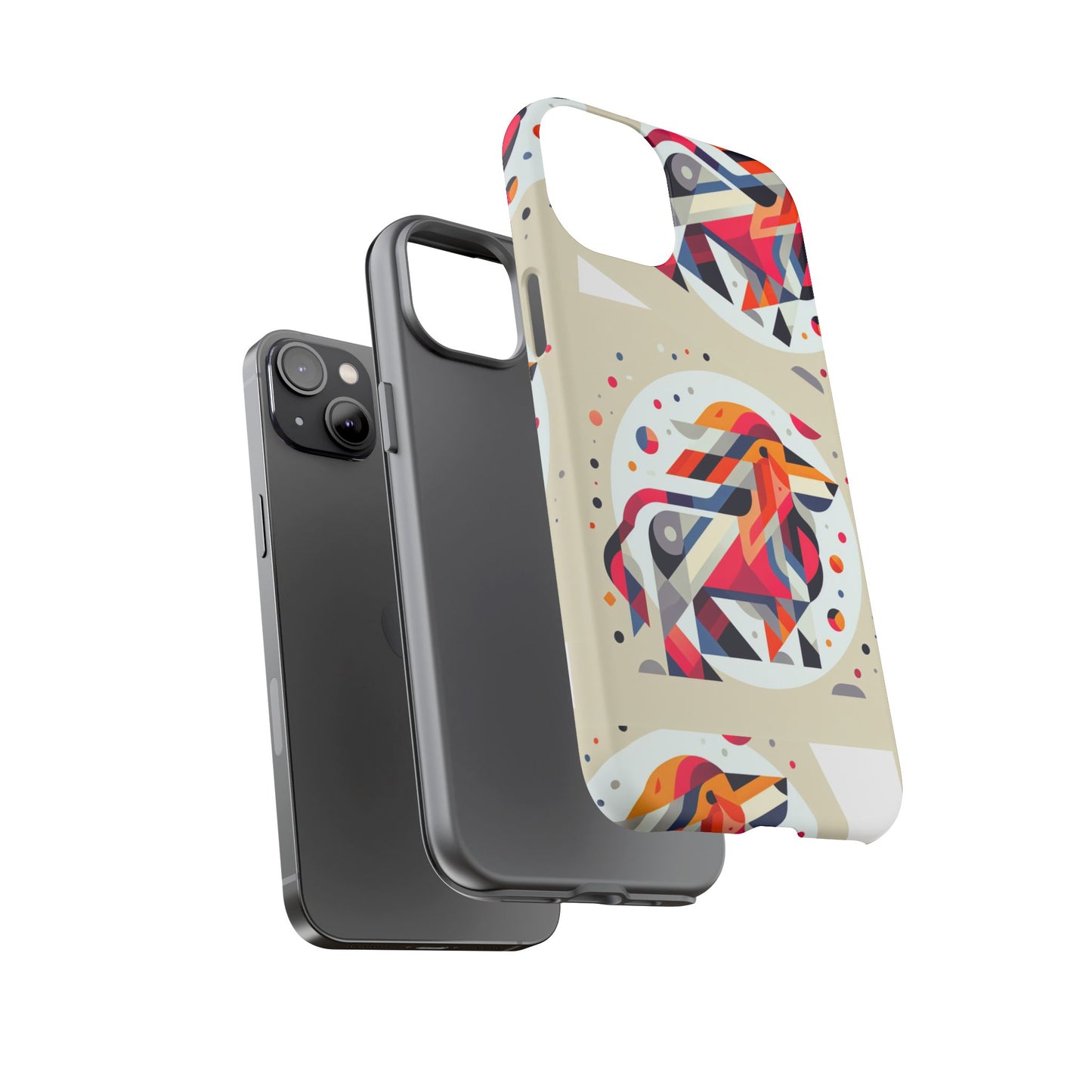 Vibrant Abstract Animal Phone Case - Tough Cases