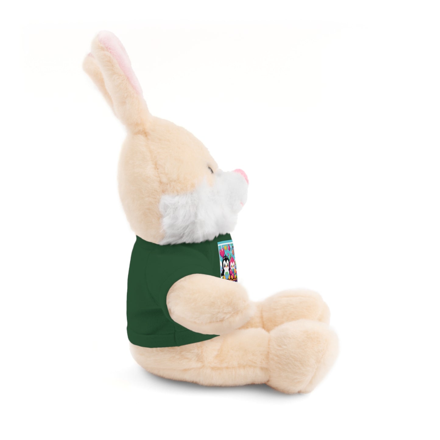Cute Stuffed Animal with Custom Tee - Perfect Gift for Kids!