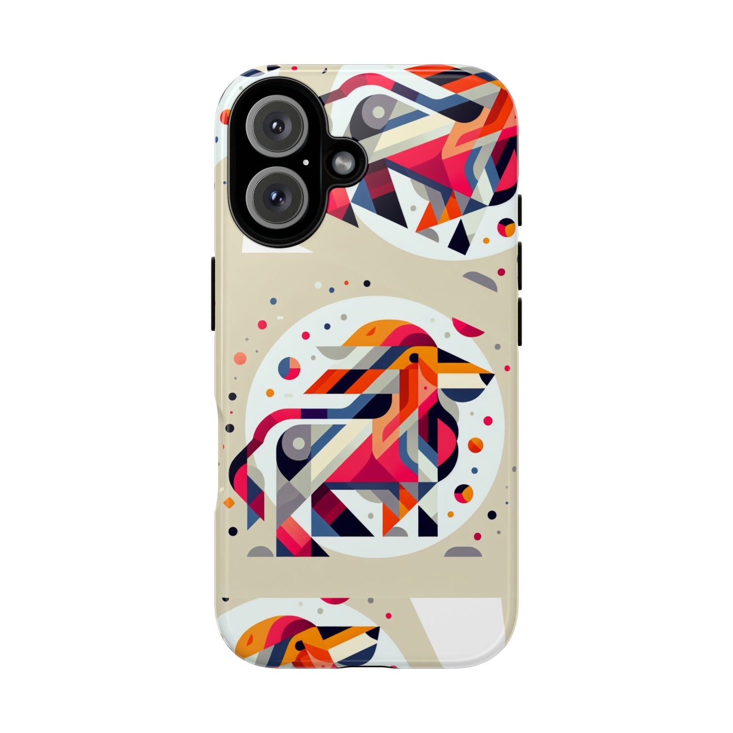 Vibrant Abstract Animal Phone Case - Tough Cases
