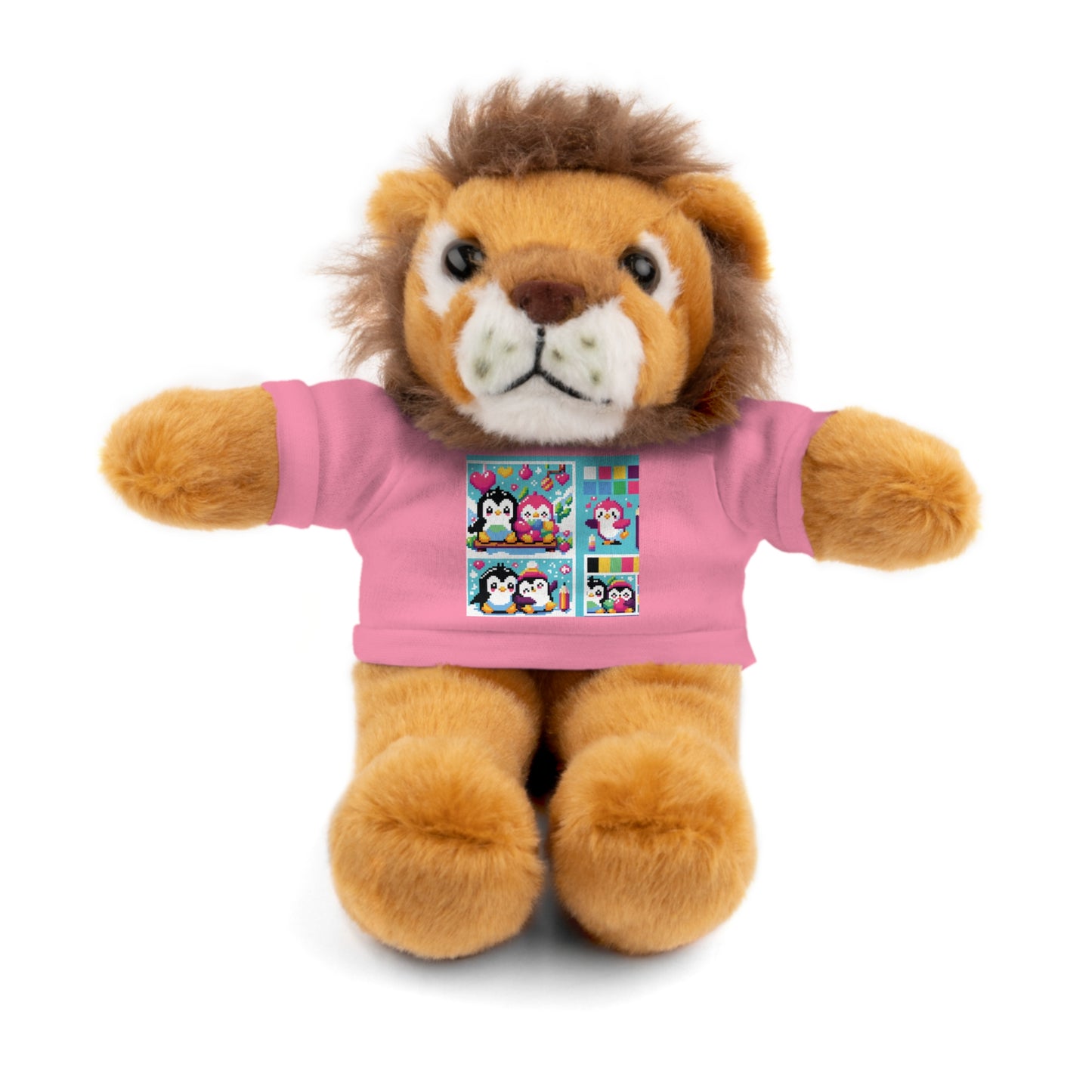 Cute Stuffed Animal with Custom Tee - Perfect Gift for Kids!