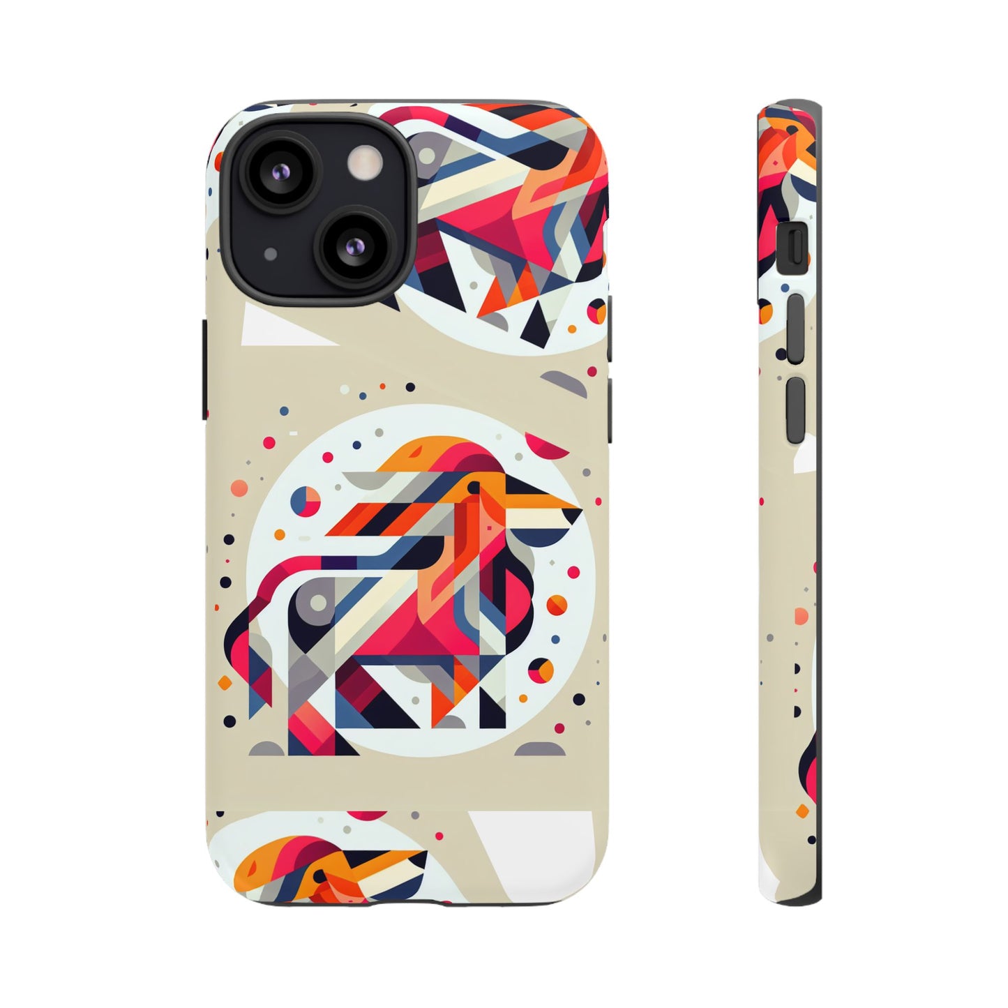 Vibrant Abstract Animal Phone Case - Tough Cases