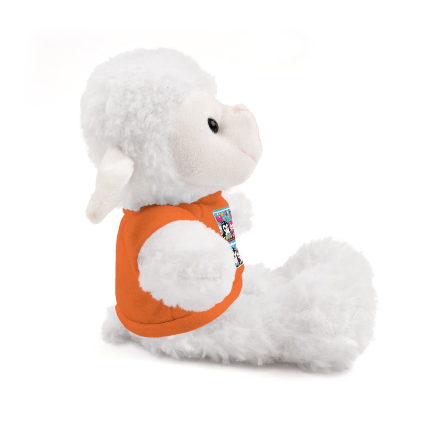 Cute Stuffed Animal with Custom Tee - Perfect Gift for Kids!