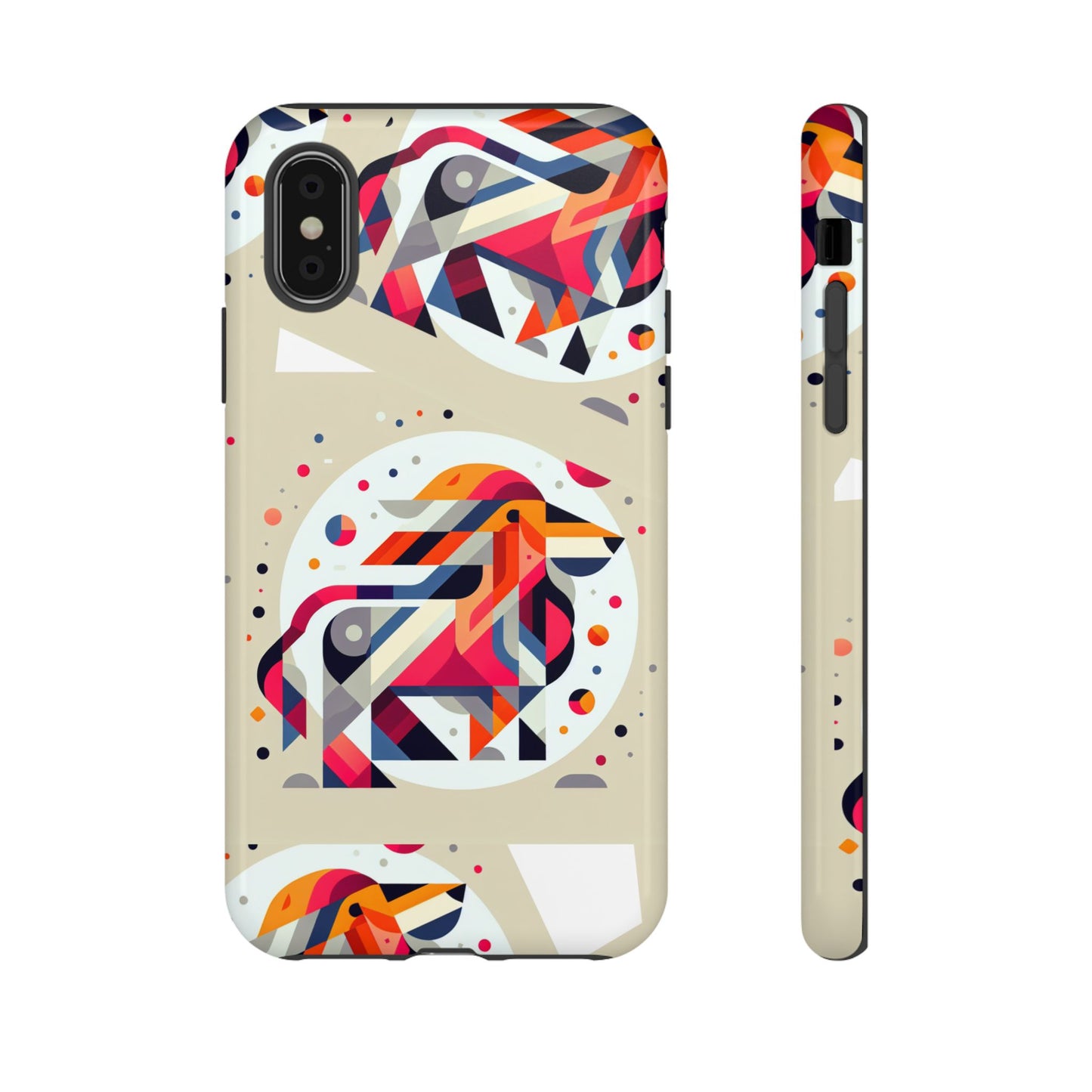 Vibrant Abstract Animal Phone Case - Tough Cases