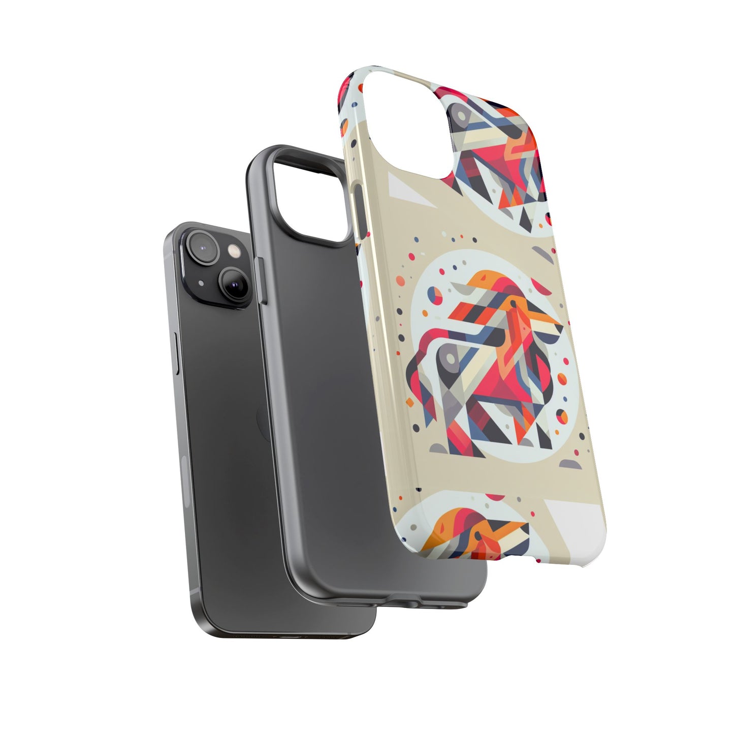 Vibrant Abstract Animal Phone Case - Tough Cases